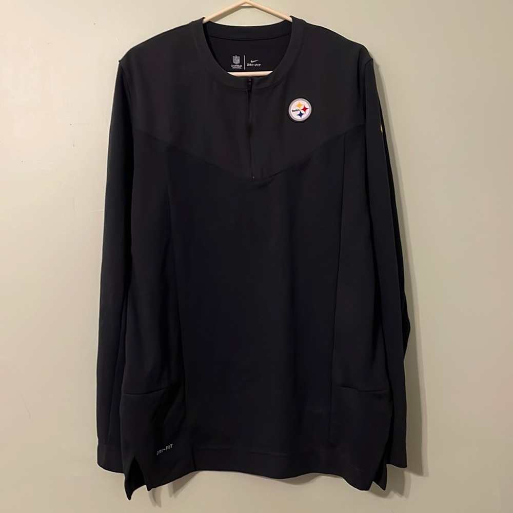 Nike NFL Dri-Fit Pittsburgh Steelers 1/4 Zip Pullover